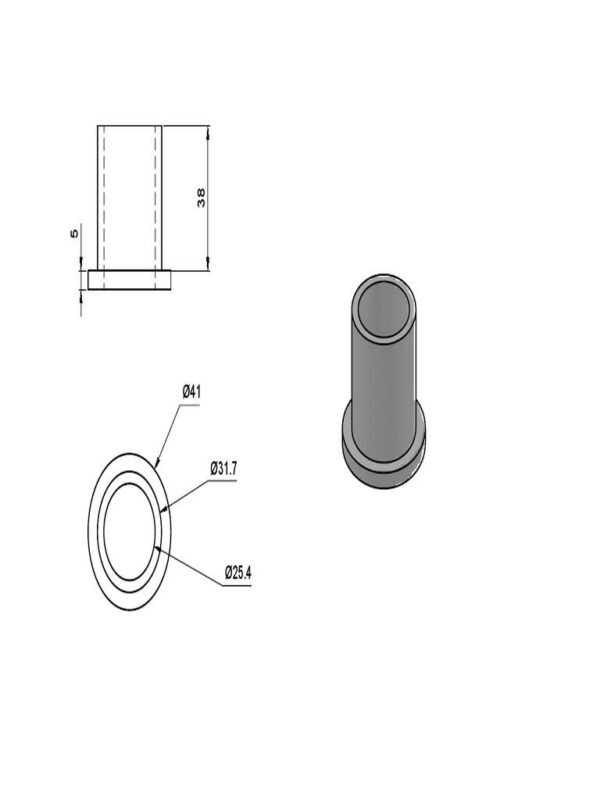 buje teflon delantero 2600 vjg teflon